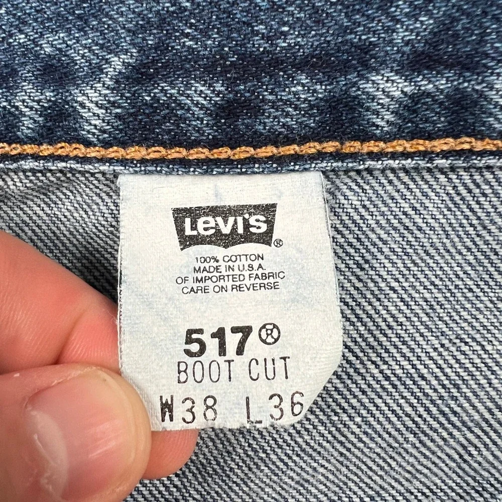 VTG Levi's 517 Jeans Men's 37x35